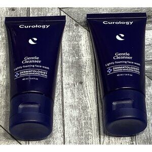 2 Curology Gentle Cleanser Lightly Foaming Face Wash 1.4 fl oz